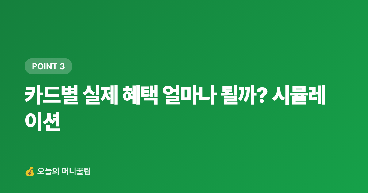 카드별 실제 혜택 얼마나 될까? 시뮬레이션 - 여행·나들이 체크카드 추천 — 주유·편의점·국내항공 혜택 비교